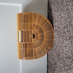 Target Basket purse in wood